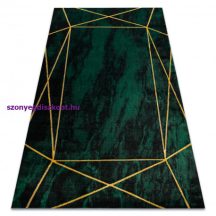   EMERALD szőnyeg 1022 glamour, elegáns geometriai, márvány üveg zöld / arany 240x330 cm
