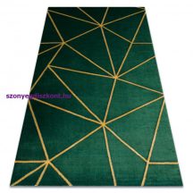   EMERALD szőnyeg 1013 glamour, elegáns geometriai üveg zöld / arany 180x270 cm