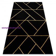   EMERALD szőnyeg 1012 glamour, elegáns geometriai fekete / arany 180x270 cm