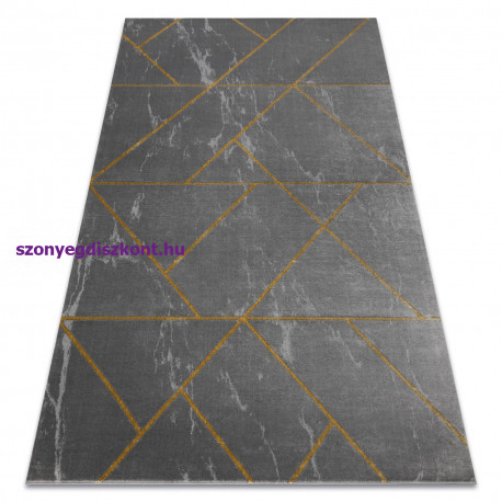 EMERALD szőnyeg 1012 glamour, elegáns geometriai, márvány szürke / arany 180x270 cm
