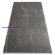 EMERALD szőnyeg 1012 glamour, elegáns geometriai, márvány szürke / arany 180x270 cm