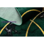 Kab. EMERALD szőnyeg 1016 glamour, elegáns art deco, márvány üveg zöld / arany 180x270 cm