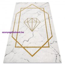   EMERALD szőnyeg 1019 glamour, elegáns gyémánt, márvány krém / arany 180x270 cm