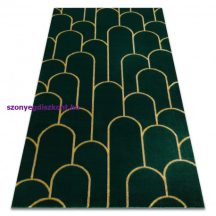   EMERALD szőnyeg 1021 glamour, elegáns art deco, üveg zöld / arany 180x270 cm