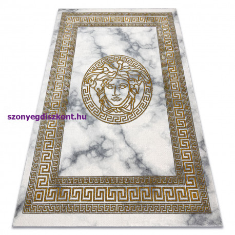 EMERALD szőnyeg 1011 glamour, medúza görög krém / arany 160x220 cm