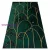 Kab. EMERALD szőnyeg 1016 glamour, elegáns art deco, márvány üveg zöld / arany 160x220 cm