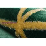 Kab. EMERALD szőnyeg 1013 glamour, elegáns geometriai üveg zöld / arany 140x190 cm