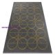 EMERALD szőnyeg 1010 glamour, elegáns körökben szürke / arany 120x170 cm