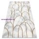 EMERALD szőnyeg 1016 glamour, elegáns art deco, márvány krém / arany 120x170 cm