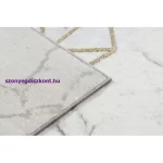 Kab. EMERALD szőnyeg 1019 glamour, elegáns gyémánt, márvány krém / arany 80x150 cm