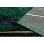 Kab. EMERALD szőnyeg 1022 glamour, elegáns geometriai, márvány üveg zöld / arany 80x150 cm