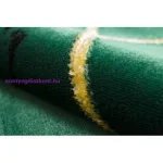 Kab. EMERALD szőnyeg 1012 kör - glamour, elegáns márvány, geometriai üveg zöld / arany kör 200 cm