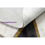 Kab. EMERALD szőnyeg 1015 kör - glamour, elegáns márvány, geometriai fekete / arany kör 160 cm