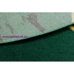 Kab. EMERALD szőnyeg 1012 kör - glamour, elegáns márvány, geometriai üveg zöld / arany kör 160 cm