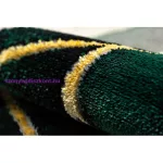 Kab. EMERALD szőnyeg 1022 kör - glamour, elegáns márvány, geometriai üveg zöld / arany kerék 160 cm