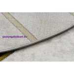 Kab. EMERALD szőnyeg 1015 kör - glamour, elegáns márvány, geometriai üveg zöld / arany kör 120 cm