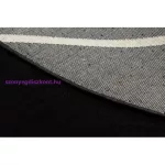 Kab. EMERALD szőnyeg 1012 kör - glamour, elegáns márvány, geometriai fekete / arany kör 120 cm