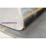Kab. EMERALD szőnyeg 1012 kör - glamour, elegáns márvány, geometriai szürke / arany kör 120 cm