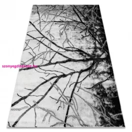   Kab. EMERALD szőnyeg 3820 glamour, elegáns fa ezüst  80x150 cm