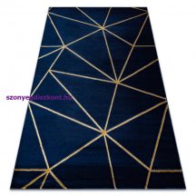   Kizárólagos EMERALD szőnyeg 1013 glamour, elegáns geometriai sötétkék / arany 180x270 cm
