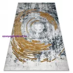 Kab. EMERALD szőnyeg 1024 glamour, elegáns absztrakció kék / arany 140x190 cm