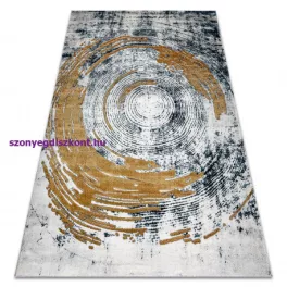   Kab. EMERALD szőnyeg 1024 glamour, elegáns absztrakció kék / arany 140x190 cm