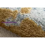 Kab. EMERALD szőnyeg 1023 glamour, elegáns absztrakció kék / arany 180x270 cm