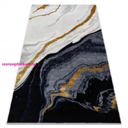   Kab. EMERALD szőnyeg 1017 glamour, elegáns márvány sötétkék / arany 280x370 cm