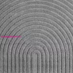Ay. Art modern kör szőnyeg 160 x 160 cm 1122 ezüst