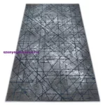 Kab. Akril valencia szőnyeg 3949 INDUSTRIAL szürke / kék 240x350 cm