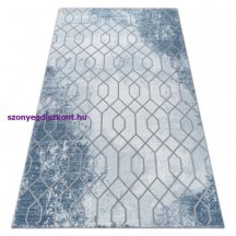   Akril valencia szőnyeg 3951 HEKSAGON kék / szürke 80x150 cm