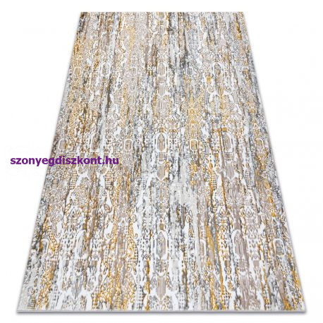 Modern GLOSS szőnyeg 8487 63 elegáns, glamour arany / bézs 240x330 cm