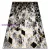 Kab. Modern GLOSS 3D szőnyeg 409A 82 Kocka elegáns, glamour, art deco fekete / arany / szürke 240x330 cm