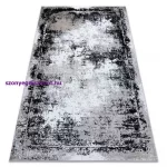 Kab. Modern GLOSS szőnyeg 8493 78 vintage, elegáns, szürke / fekete 80x150 cm