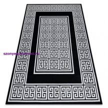   Modern GLOSS szőnyeg 6776 85 elegáns, görög fekete / elefántcsont 200x290 cm