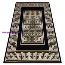   Modern GLOSS szőnyeg 6776 86 elegáns, görög fekete / arany 200x290 cm