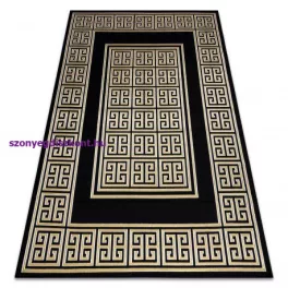   Kab. Modern GLOSS szőnyeg 6776 86 elegáns, görög fekete / arany 180x270 cm