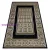 Kab. Modern GLOSS szőnyeg 6776 86 elegáns, görög fekete / arany 180x270 cm