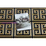 Kab. Modern GLOSS szőnyeg 6776 86 elegáns, görög fekete / arany 180x270 cm