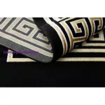 Kab. Modern GLOSS szőnyeg 6776 86 elegáns, görög fekete / arany 180x270 cm