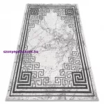Kab. Modern NOBLE 1517 65 görög, Üveggolyó - krém / szürke 180x270 cm szőnyeg