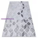 Kab. Modern MEFE szőnyeg B400 Kocka, geometriai 3D - szürke 280x370 cm