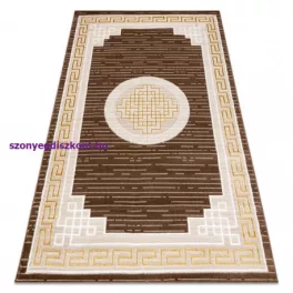   Kab. Modern MEFE szőnyeg 9096 görög kulcs - bézs / barna 140x190 cm