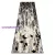 Kab. Modern GLOSS szőnyeg, futószőnyeg 409A 82 Kocka elegáns, glamour, art deco fekete / szürke / arany 80x250 cm