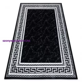   Kab. Modern GLOSS szőnyeg 2813 87 elegáns, görög fekete / szürke 70x300 cm