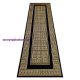 Modern GLOSS szőnyeg, futószőnyeg 6776 86 elegáns, görög fekete / arany 70x250 cm