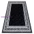 Kab. Modern GLOSS szőnyeg 2813 87 elegáns, görög fekete / szürke 60x300 cm