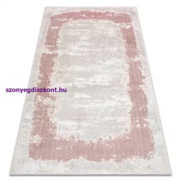   Kab. CORE szőnyeg A004 árnyékolt - Structural, két szintű, bézs / rózsaszín 180x270 cm