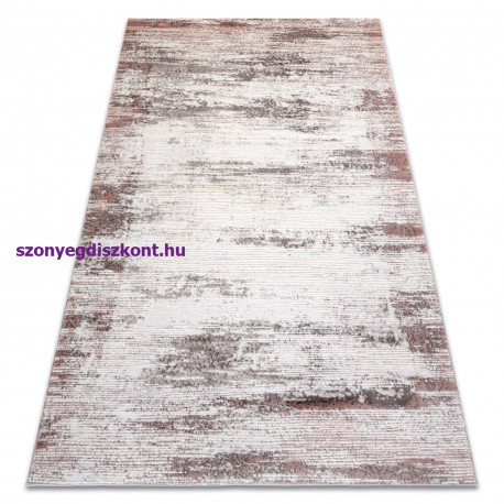 CORE szőnyeg W9775 árnyékolt - Structural, két szintű, bézs / rózsaszín 180x270 cm