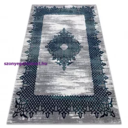   Kab. CORE szőnyeg W9797 Rozetta - Structural, két szintű, kék / szürke 180x270 cm